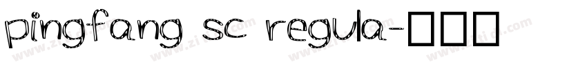 pingfang sc regula字体转换